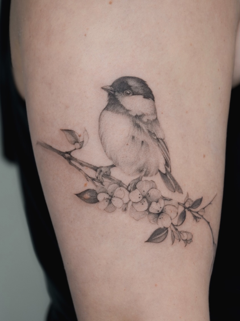 Tattoo by @funch.tattooer — realism, black_and_grey