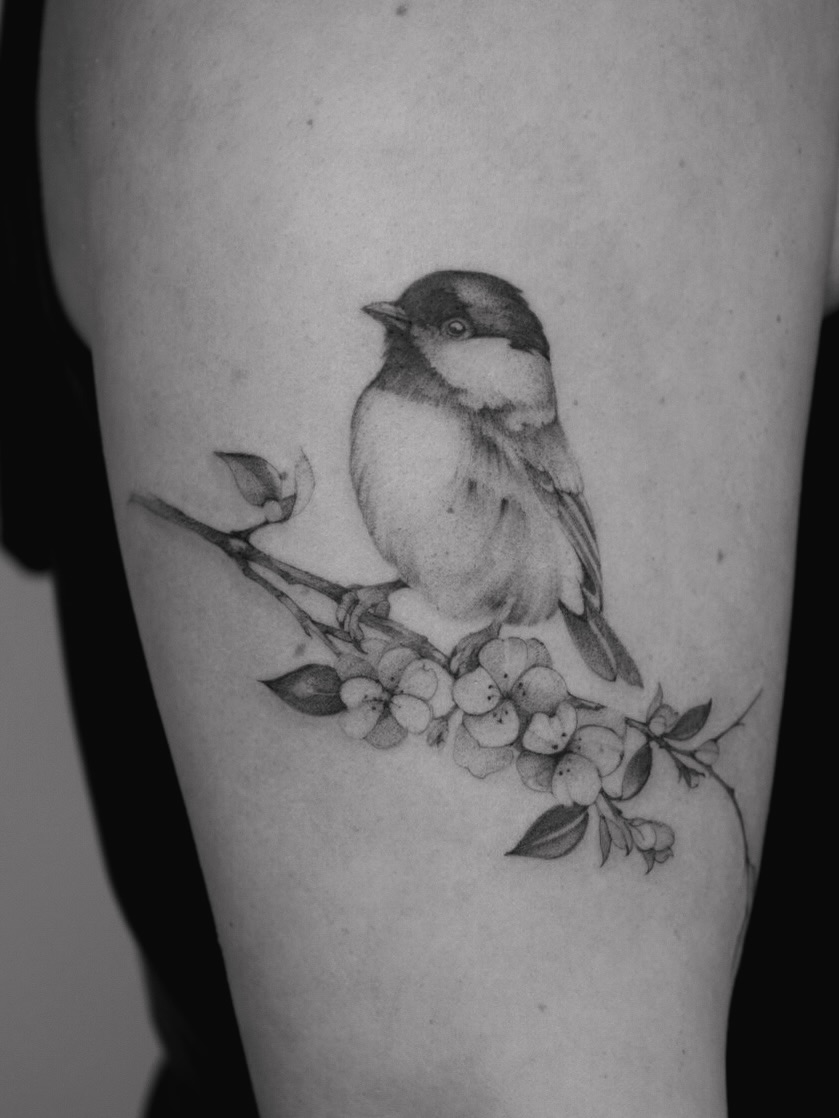 Tattoo by @funch.tattooer — realism, black_and_grey