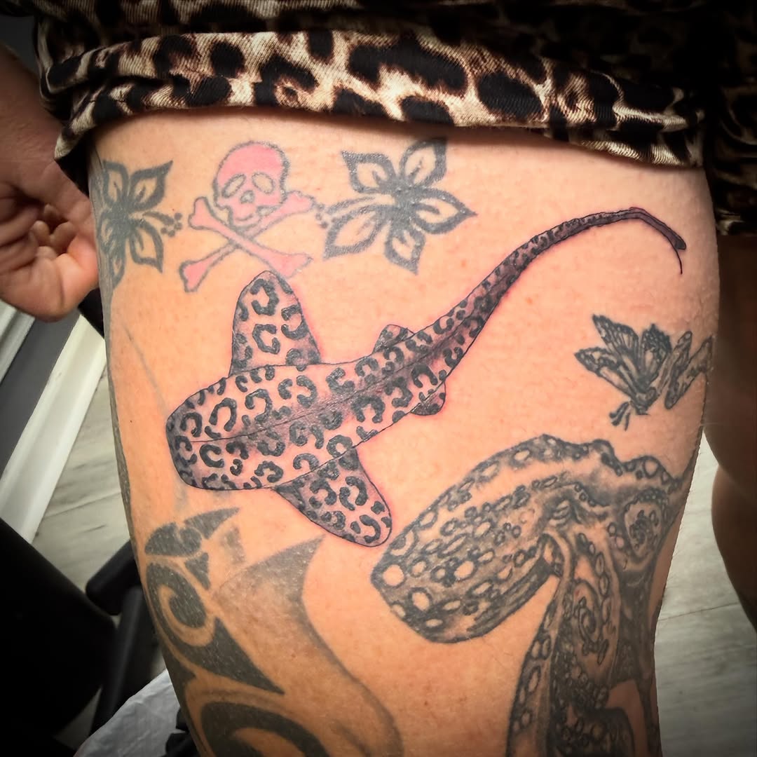 Tattoo by @joeyspindlertattoos — realism, black_and_grey