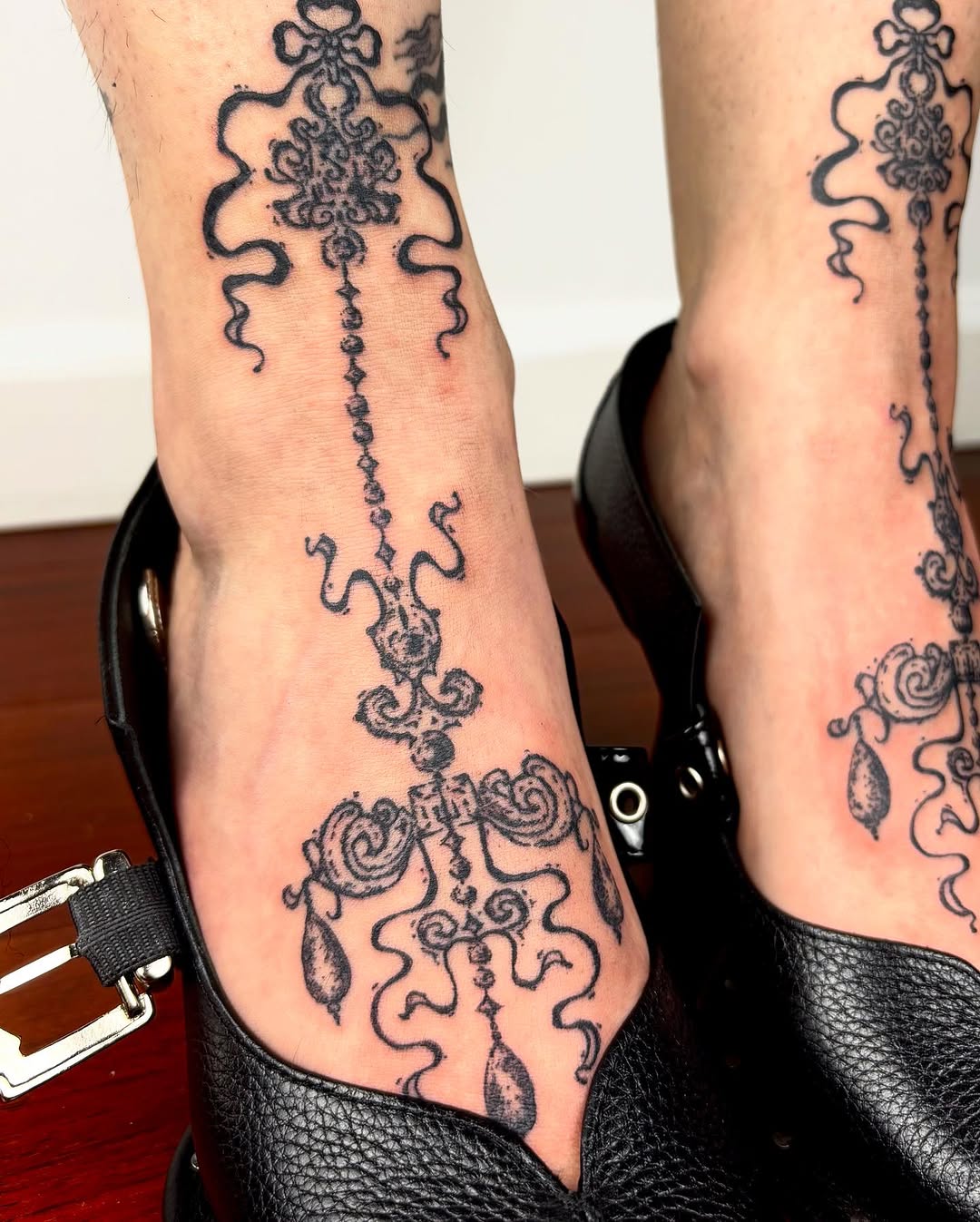 Tattoo by @dolltatt — ornamental, blackwork