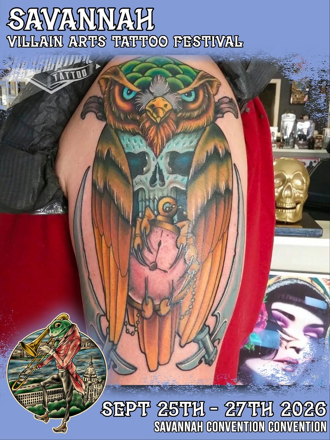 Tattoo by @dorroughtattooer — neo_traditional, realism