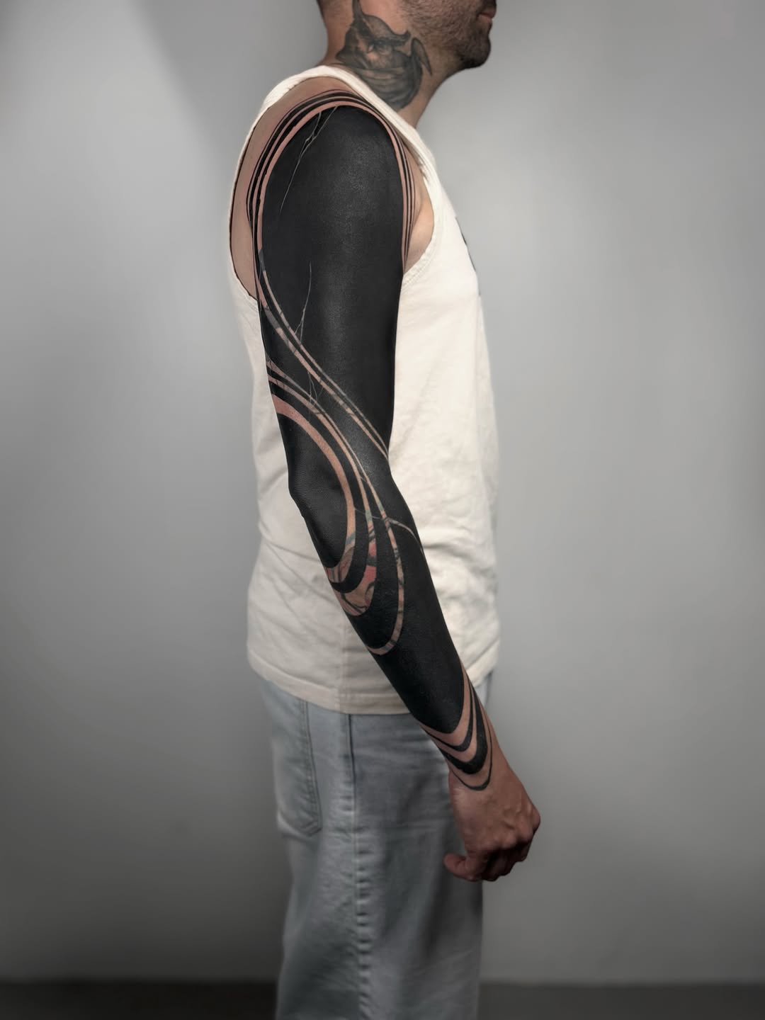 Tattoo by @azchiara — blackwork, ornamental