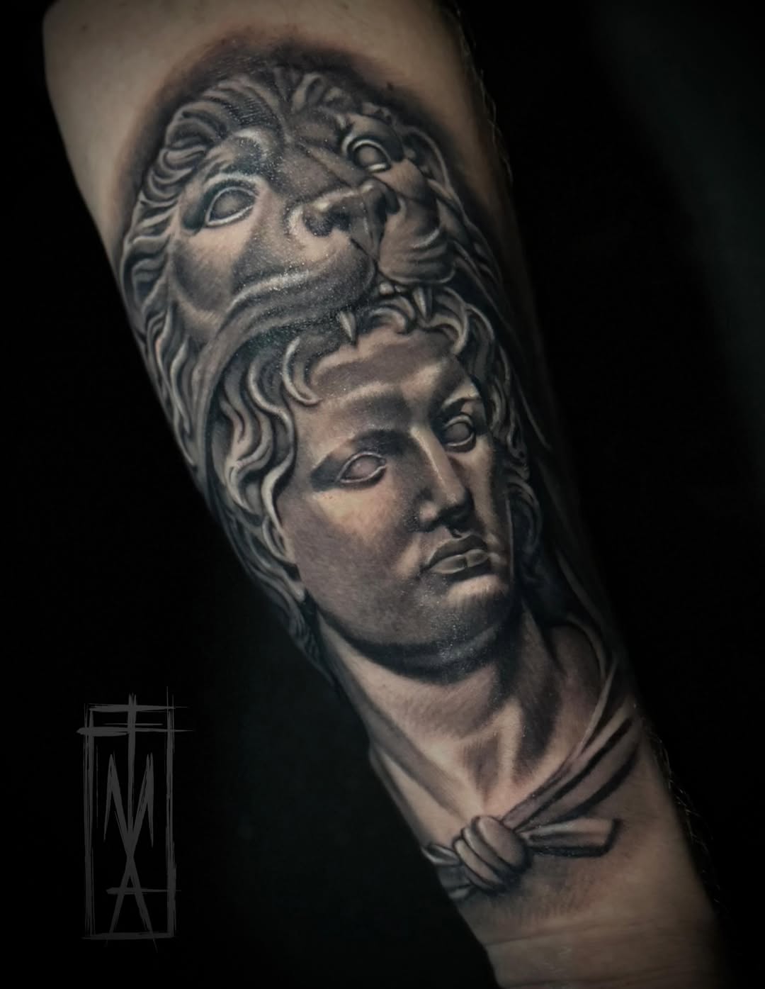 Tattoo by @tattoosbymattarguello โ realism, black_and_grey