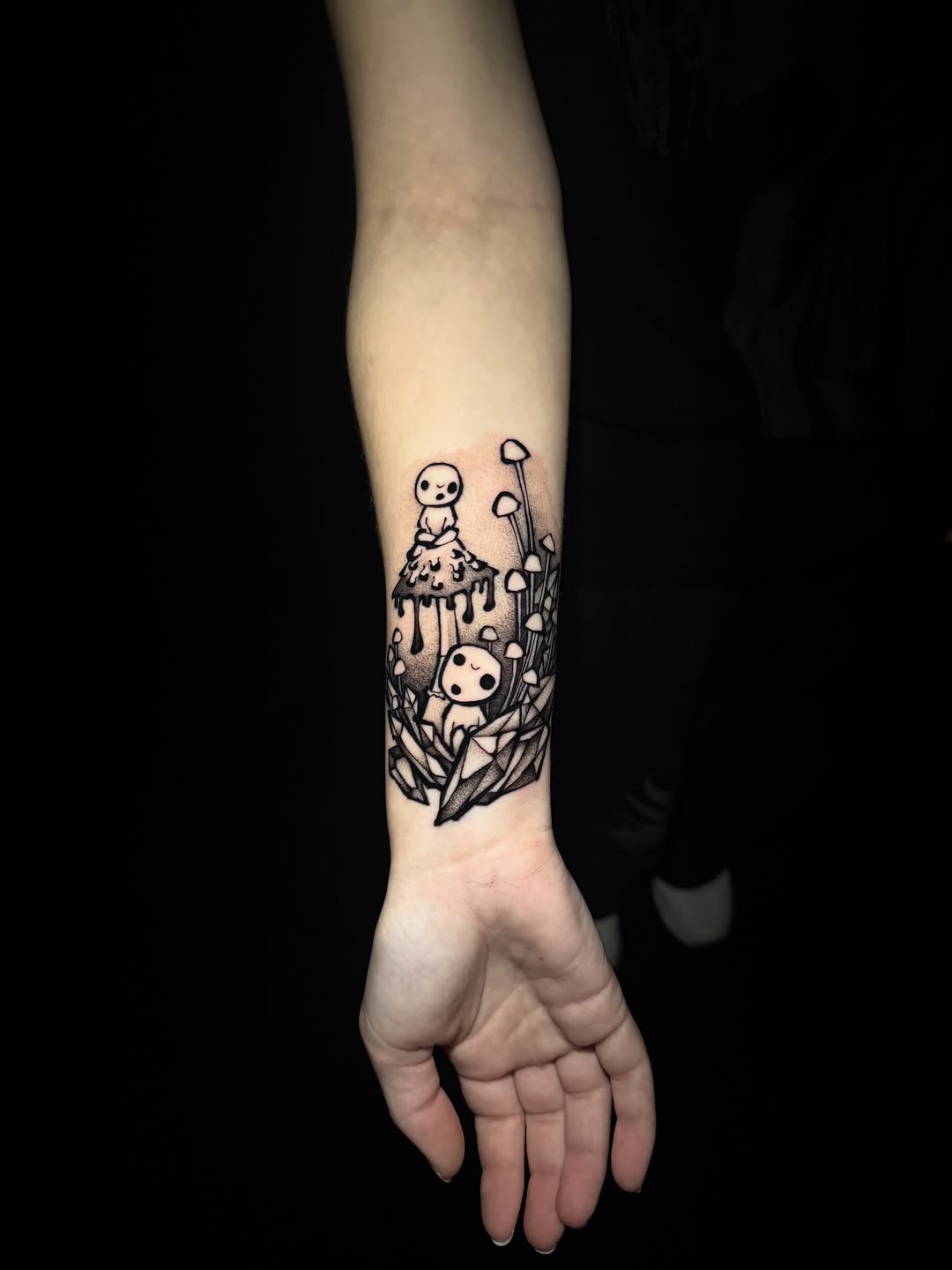 Tattoo by @zink7_ — blackwork