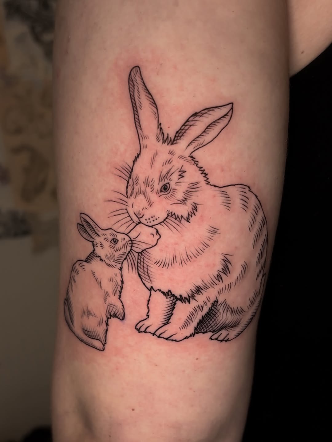 Tattoo by @maribeth.tattoo — illustrative, black_and_grey