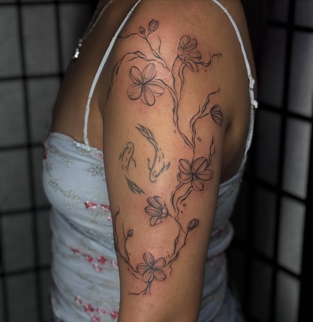 Tattoo by @justina.tattoos — fine_line, illustrative