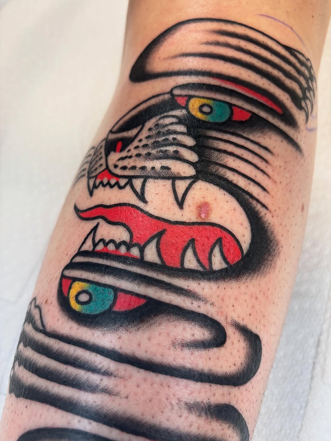 Tattoo by @alexsublett_tattoo โ american_traditional, illustrative