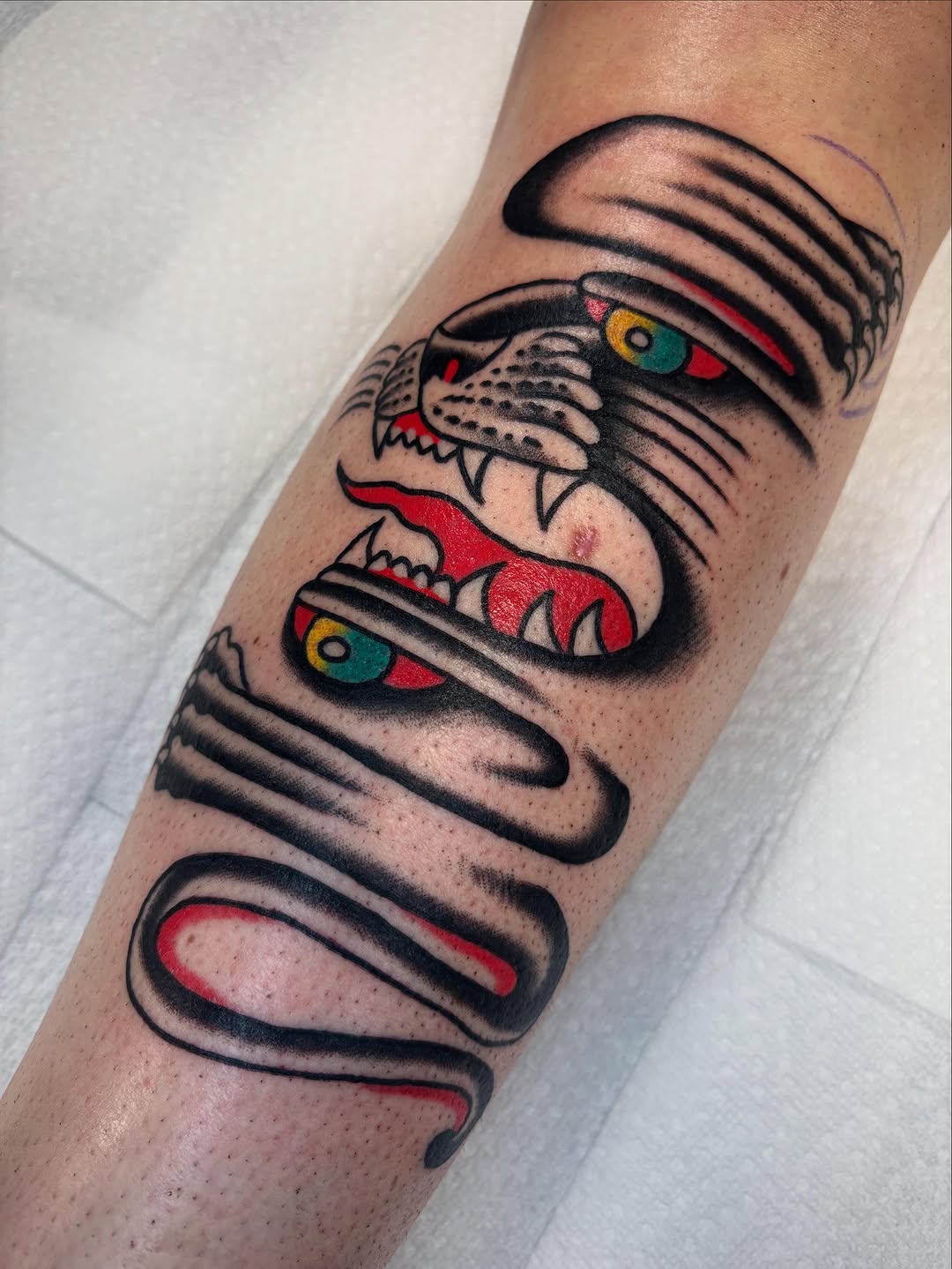 Tattoo by @alexsublett_tattoo โ american_traditional, illustrative
