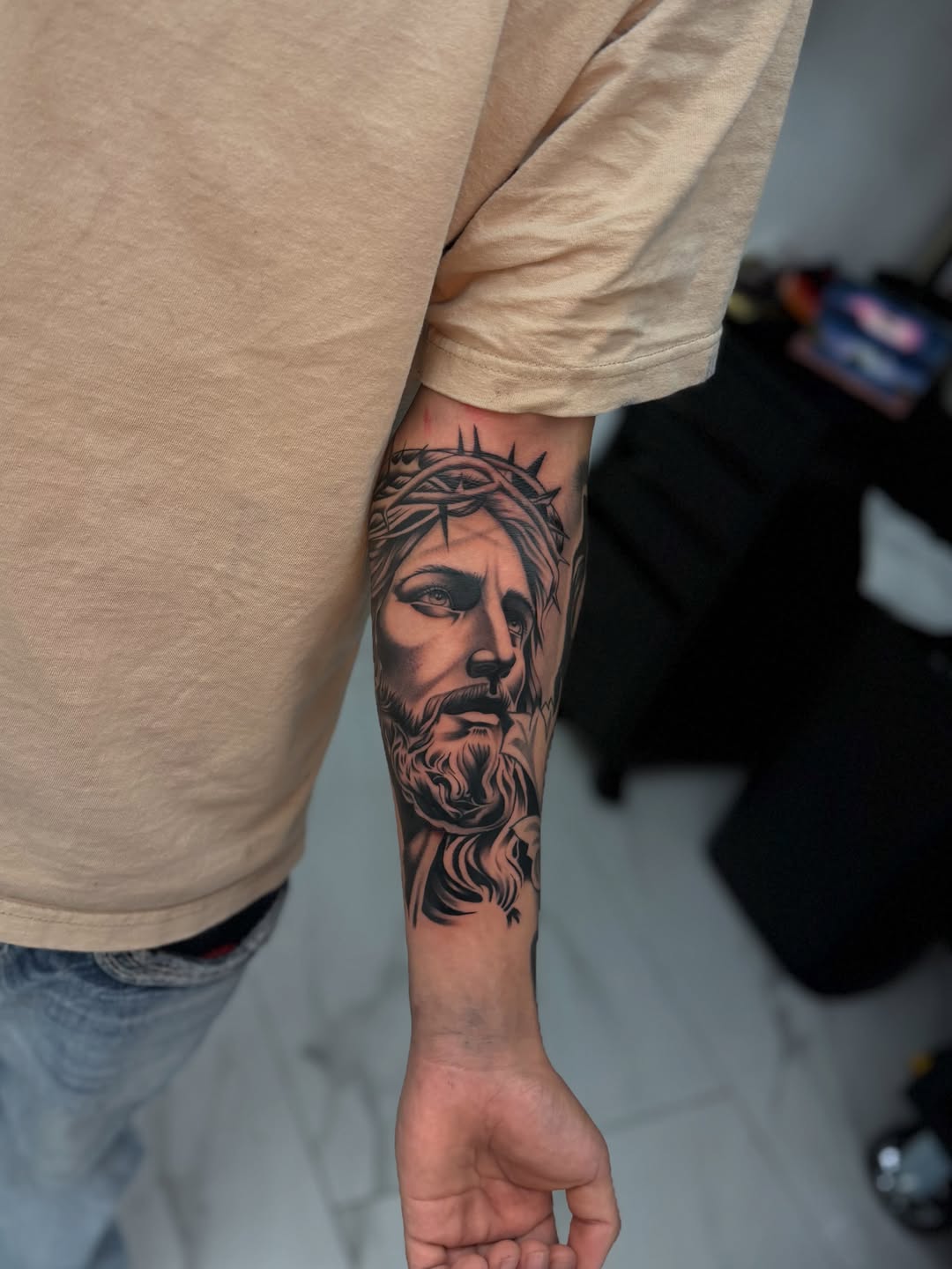 Tattoo by @inkbycasillas — realism, black_and_grey