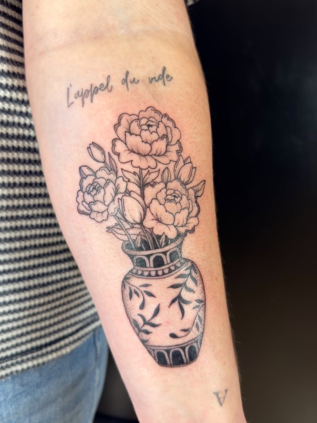 Tattoo by @rae.inkss — illustrative, black_and_grey