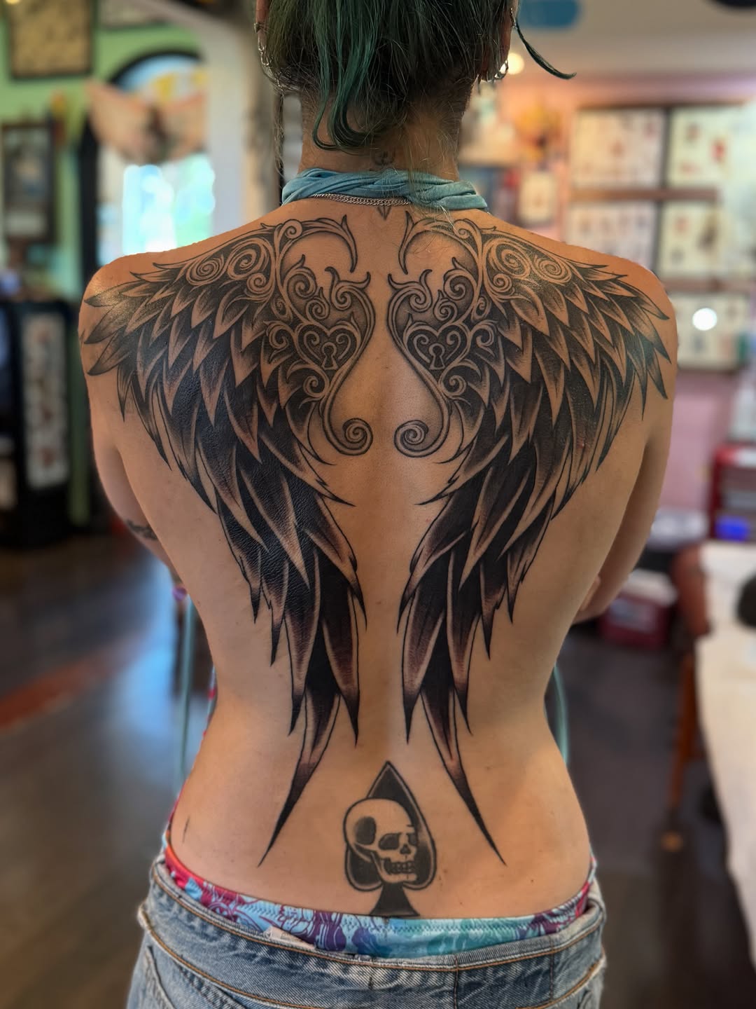 Tattoo by @lilcenzo — blackwork, ornamental