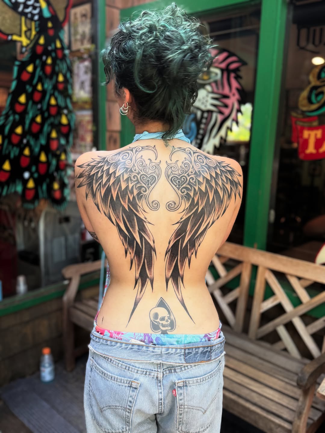 Tattoo by @lilcenzo — black_and_grey, ornamental