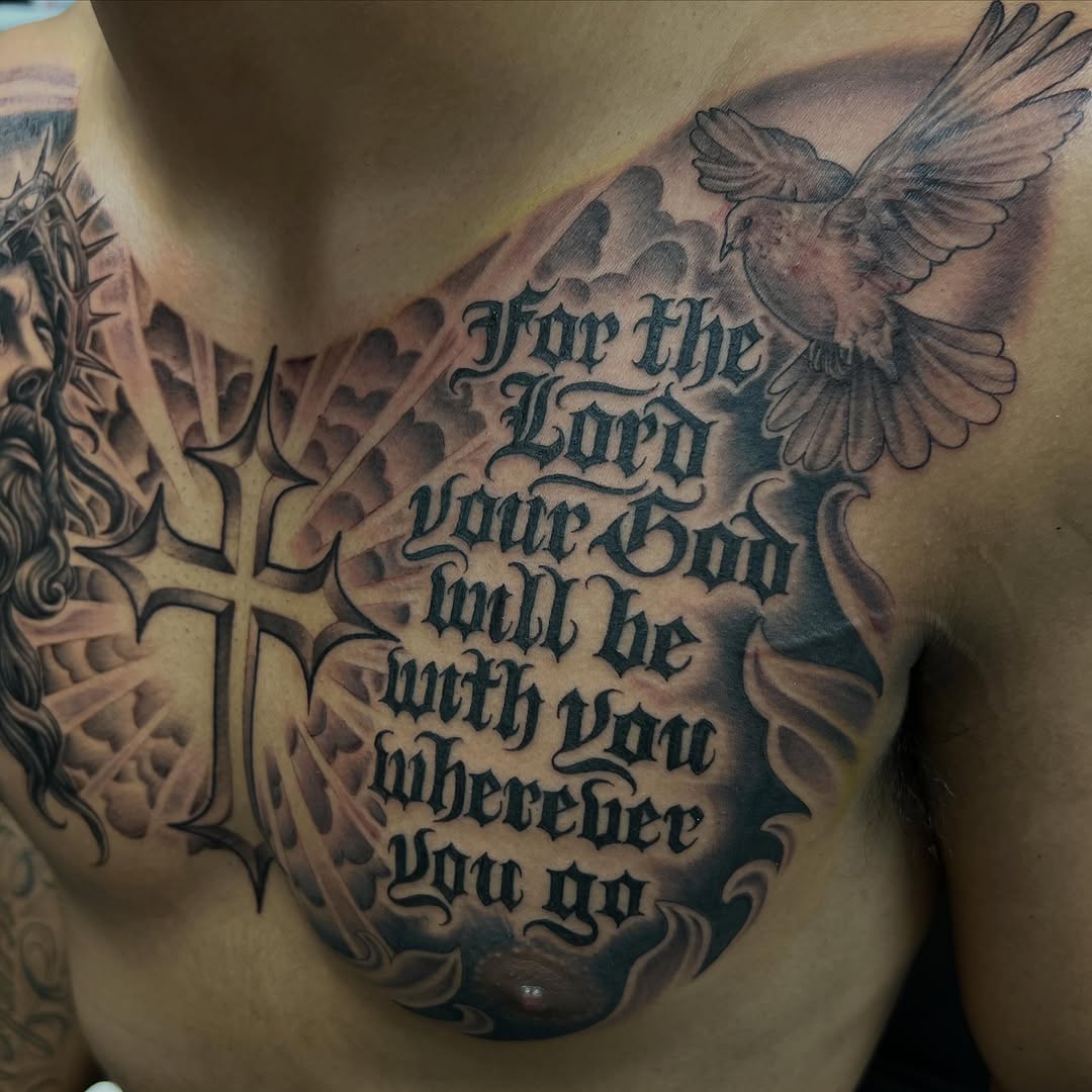 Tattoo by @niz_carrillo — lettering_script, black_and_grey