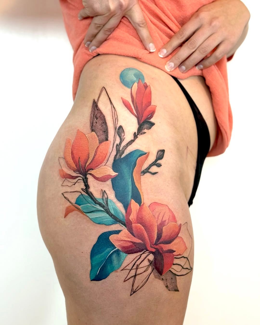 Tattoo by @emmagracetattoo — watercolor, fine_line