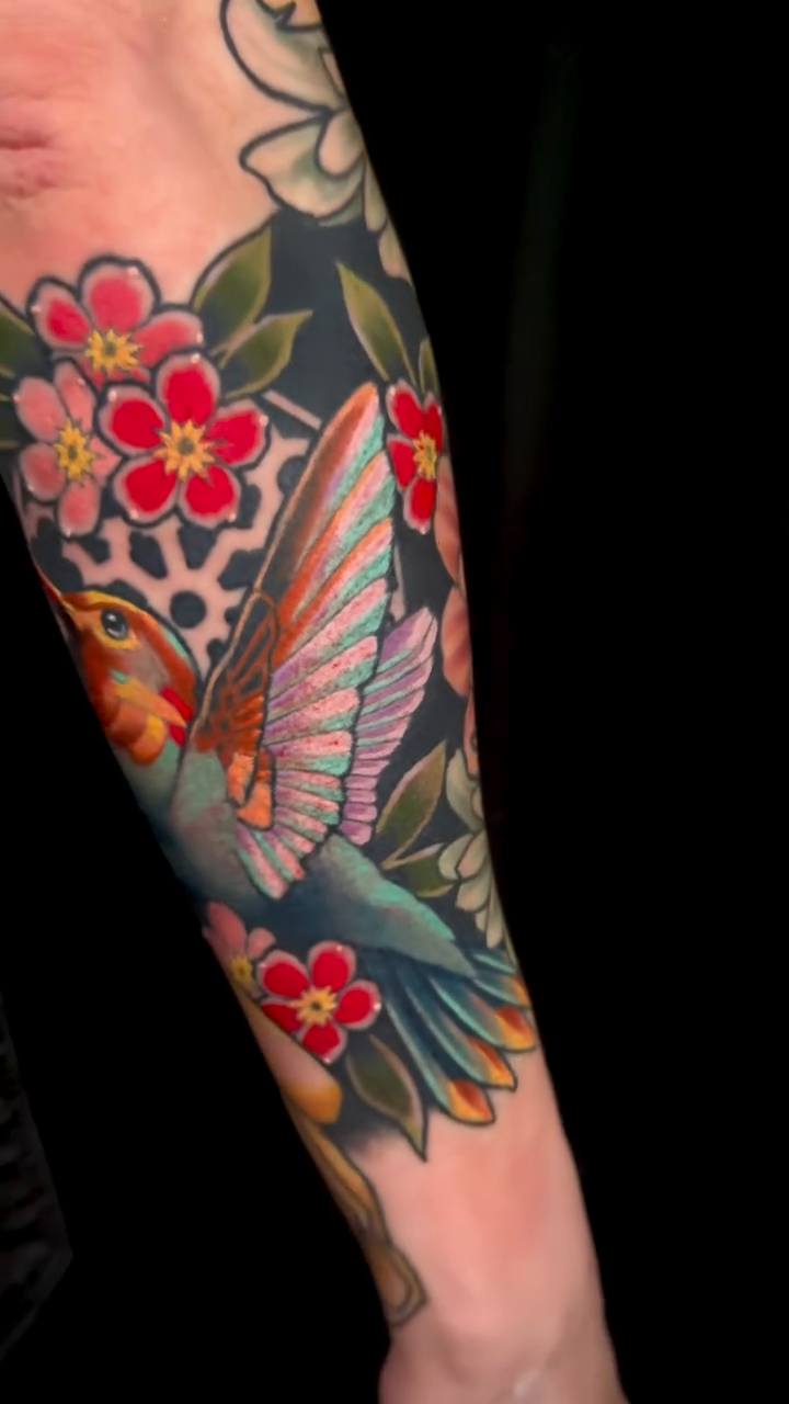 Tattoo by @handsm_sweets โ neo_traditional, illustrative