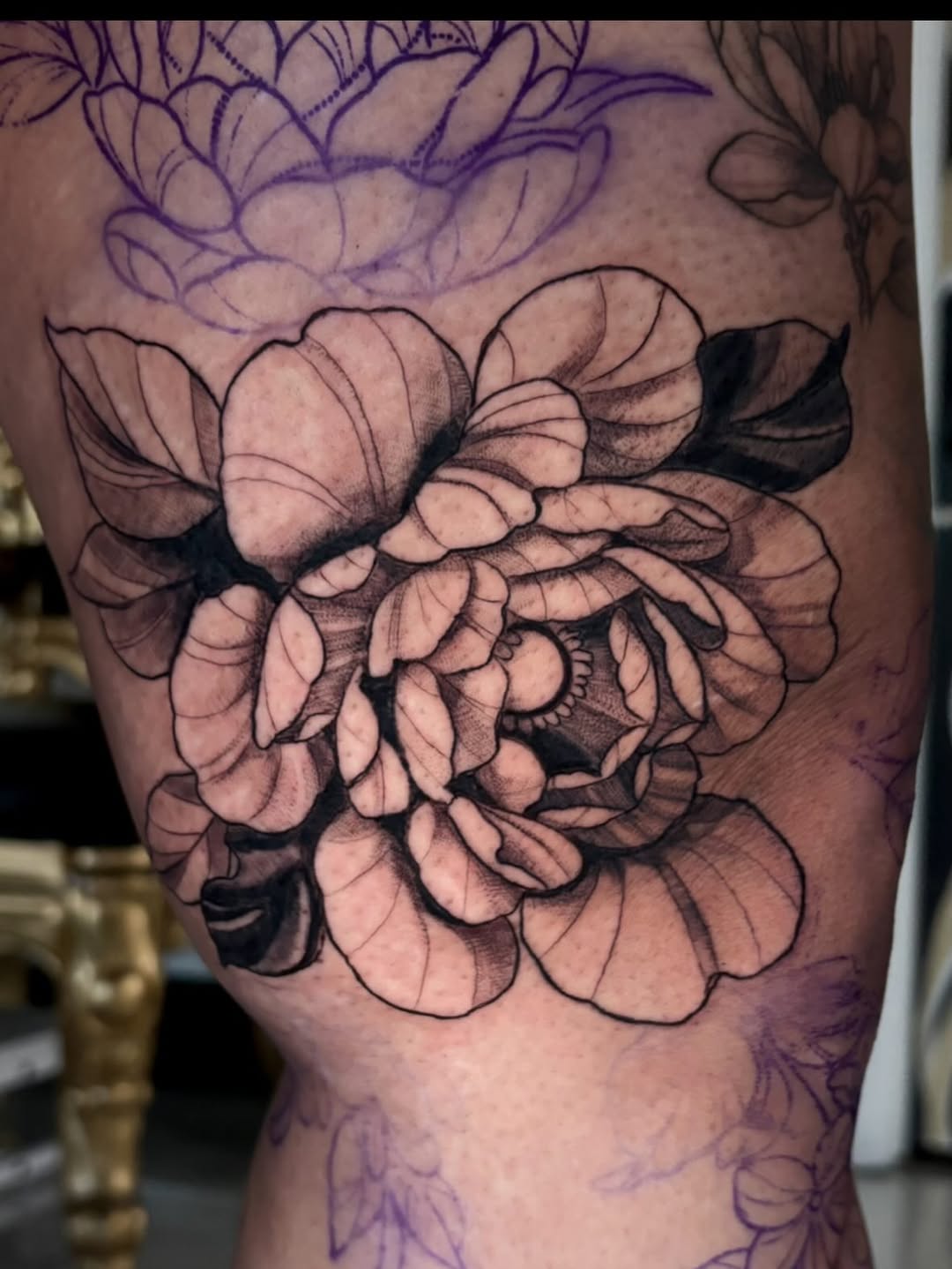 Tattoo by @cryptid.tattoo — black_and_grey, realism