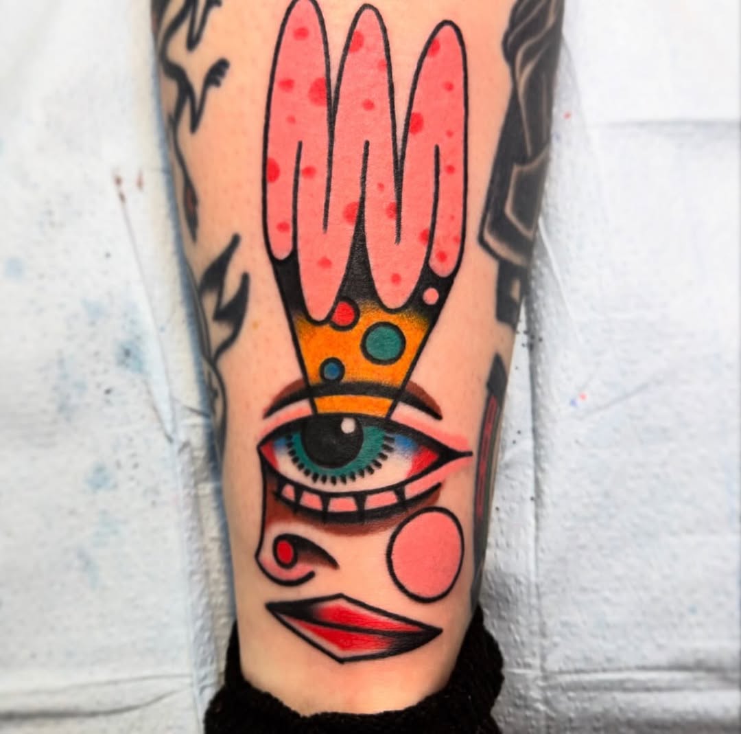 Tattoo by @okaytats — new_school, ignorant