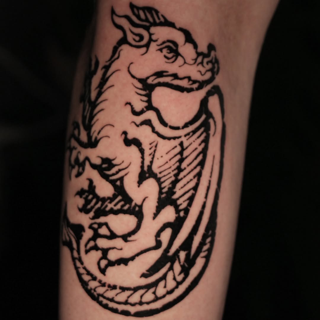 Tattoo by @jefe.ink โ blackwork