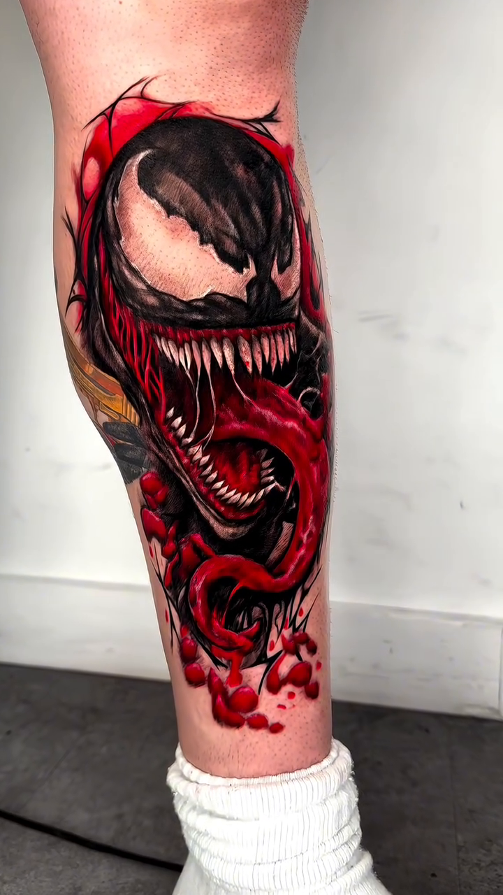 Tattoo by @grin_nyc — realism, black_and_grey