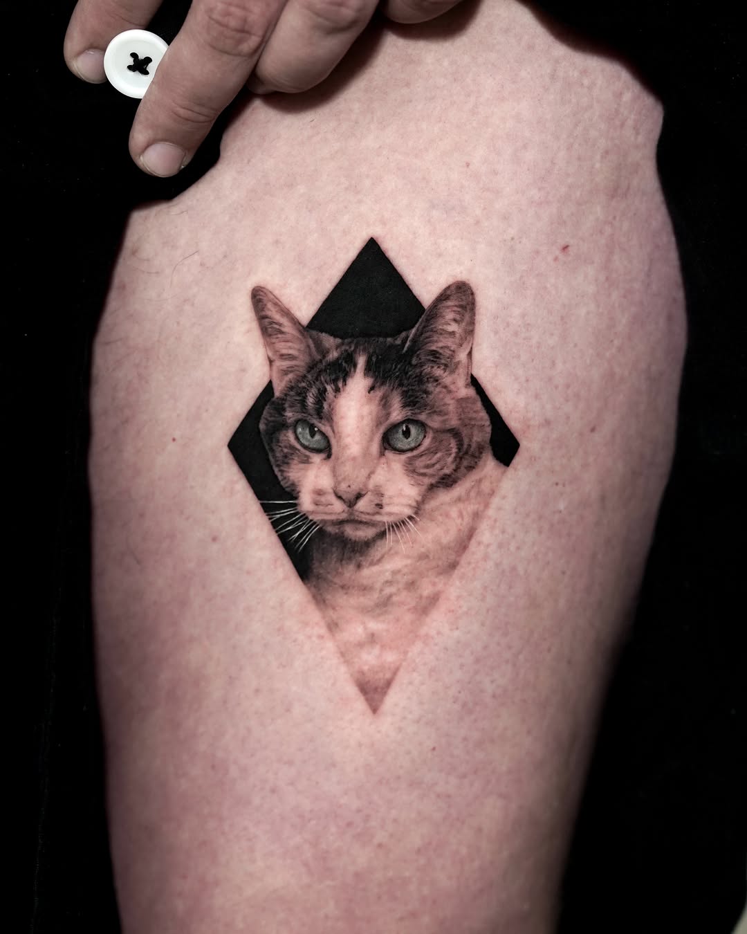 Tattoo by @tattooist_yeono — realism, black_and_grey