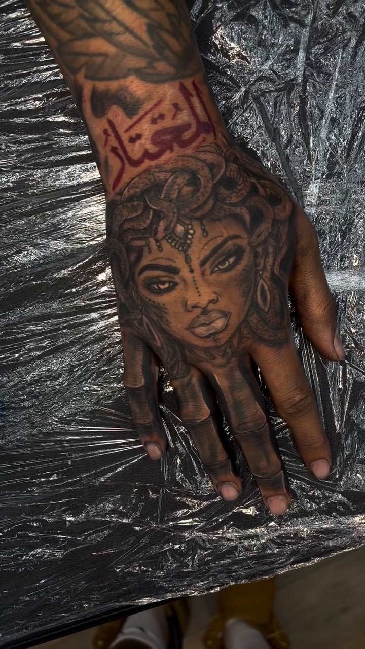 Tattoo by @tattswork — black_and_grey