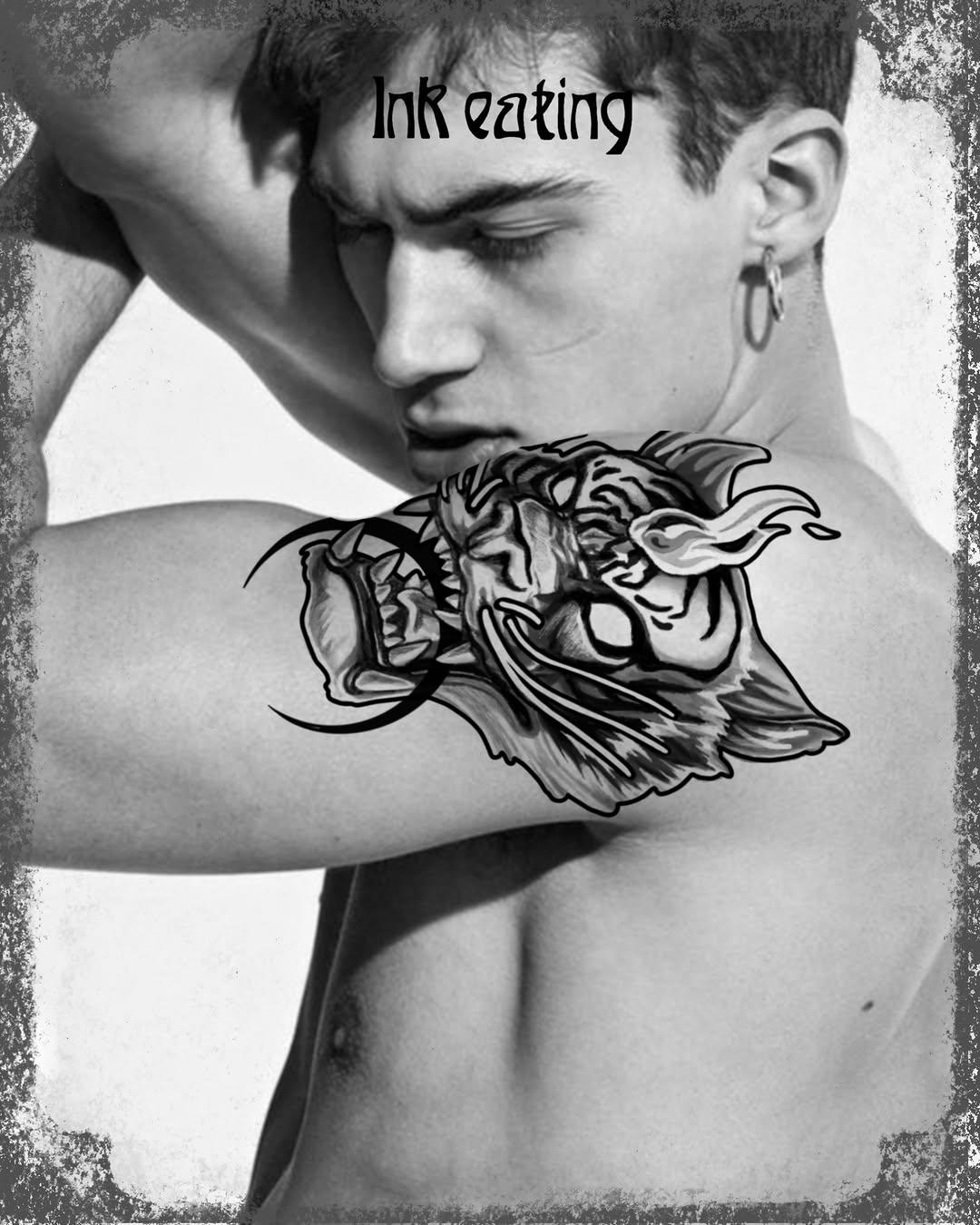 Tattoo by @ink_eating — black_and_grey, realism