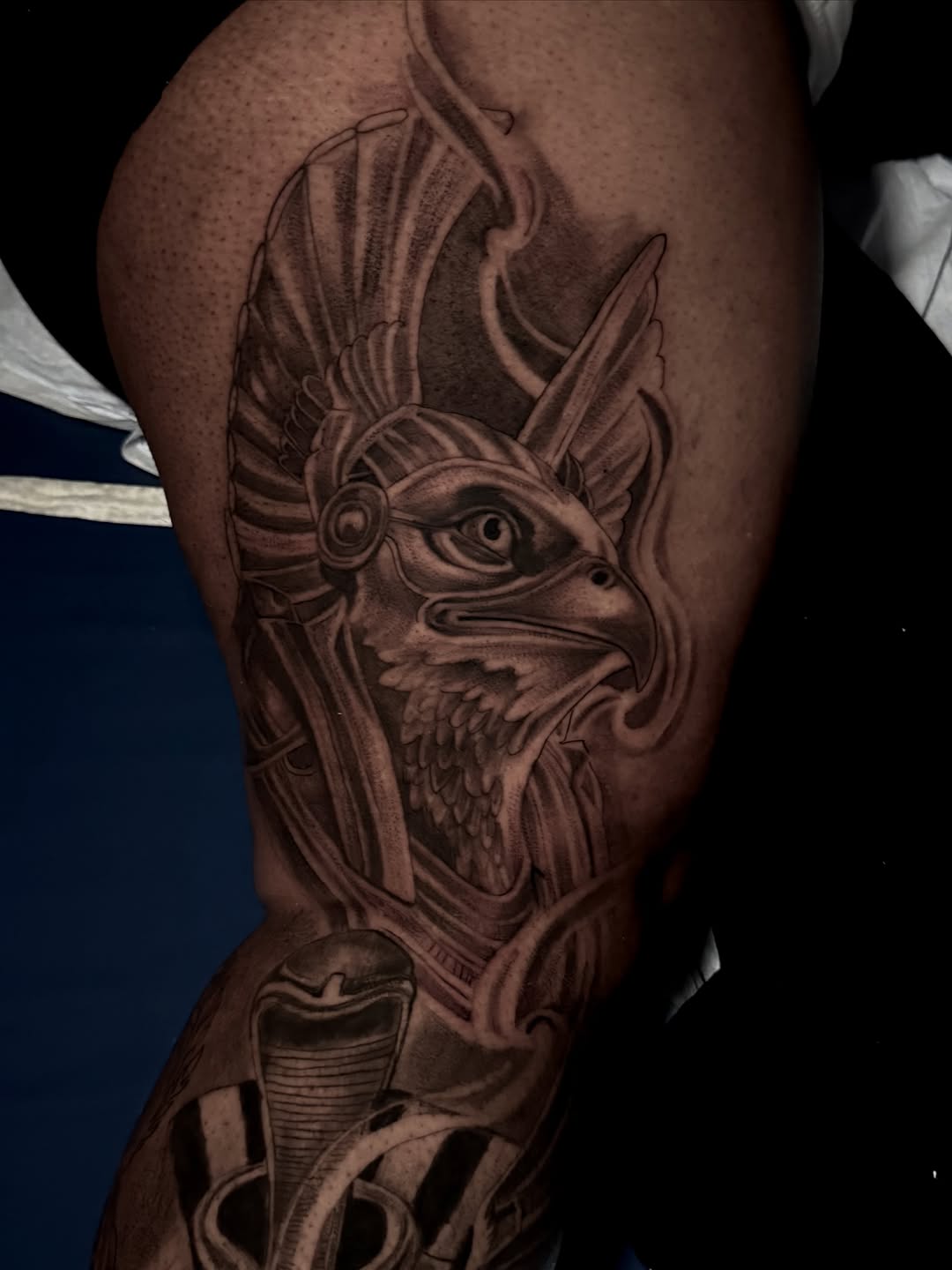 Tattoo by @tainotattoos โ black_and_grey, realism