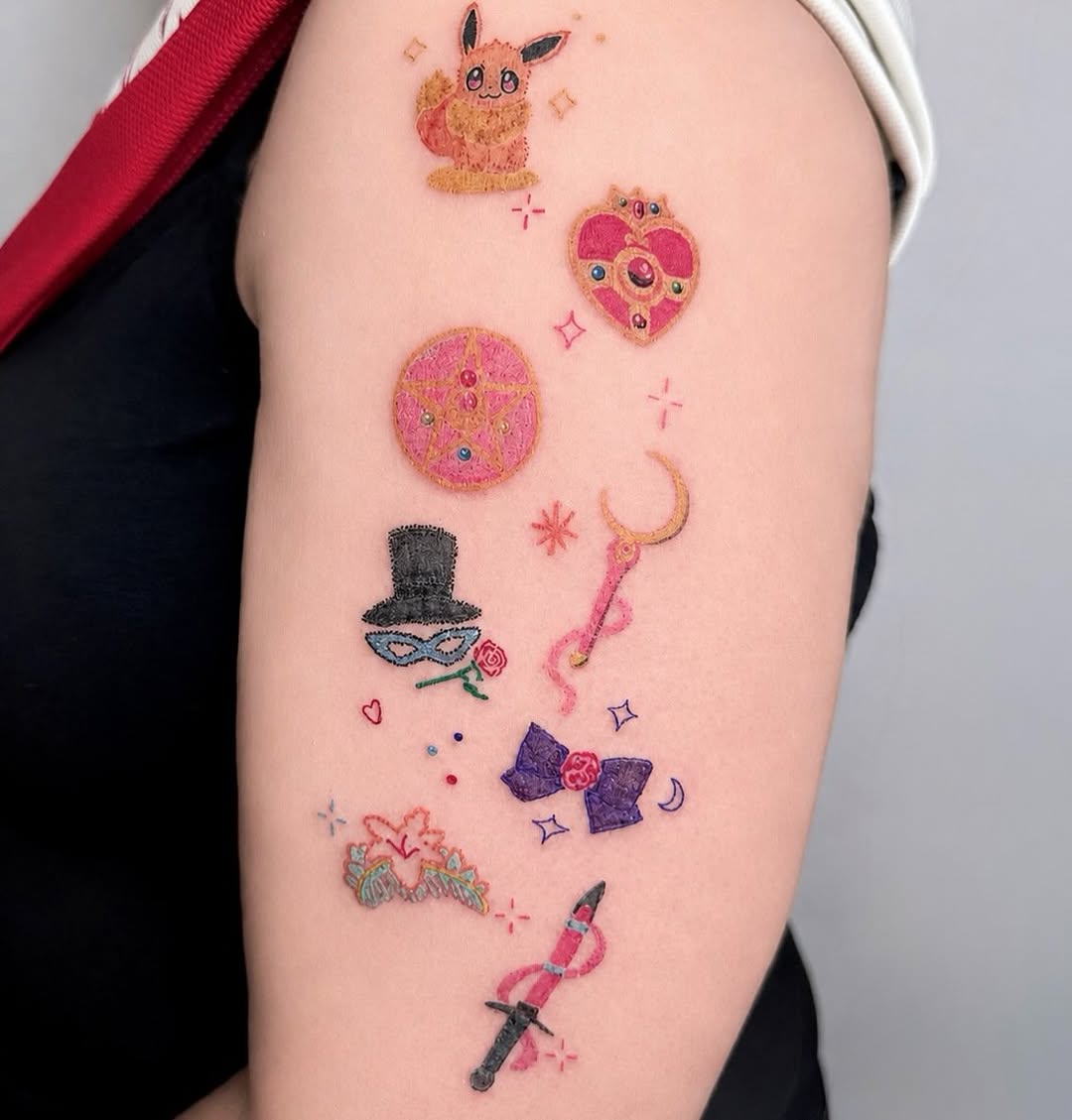 Tattoo by @yeztattoo — anime