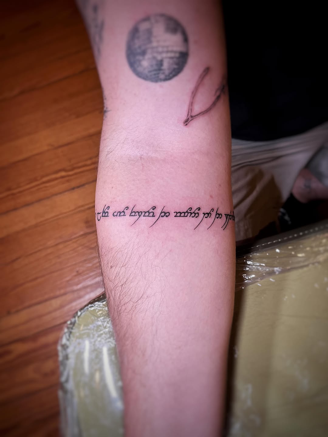 Tattoo by @bai.bai.bunni.tattoos — lettering_script, fine_line