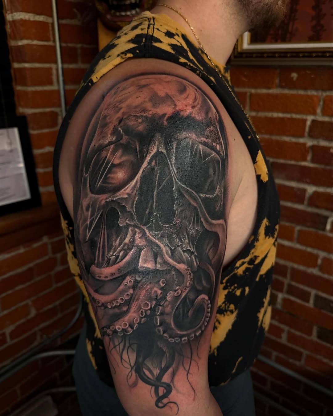 Tattoo by @tinatattooz โ realism, dark_realism