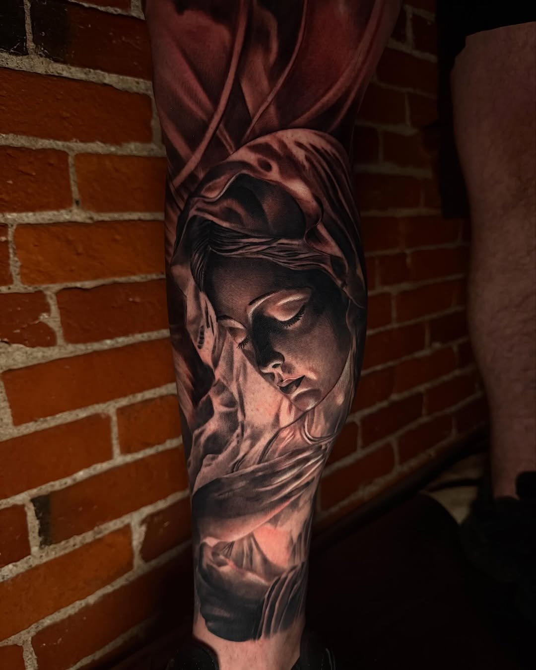 Tattoo by @tinatattooz โ realism, black_and_grey