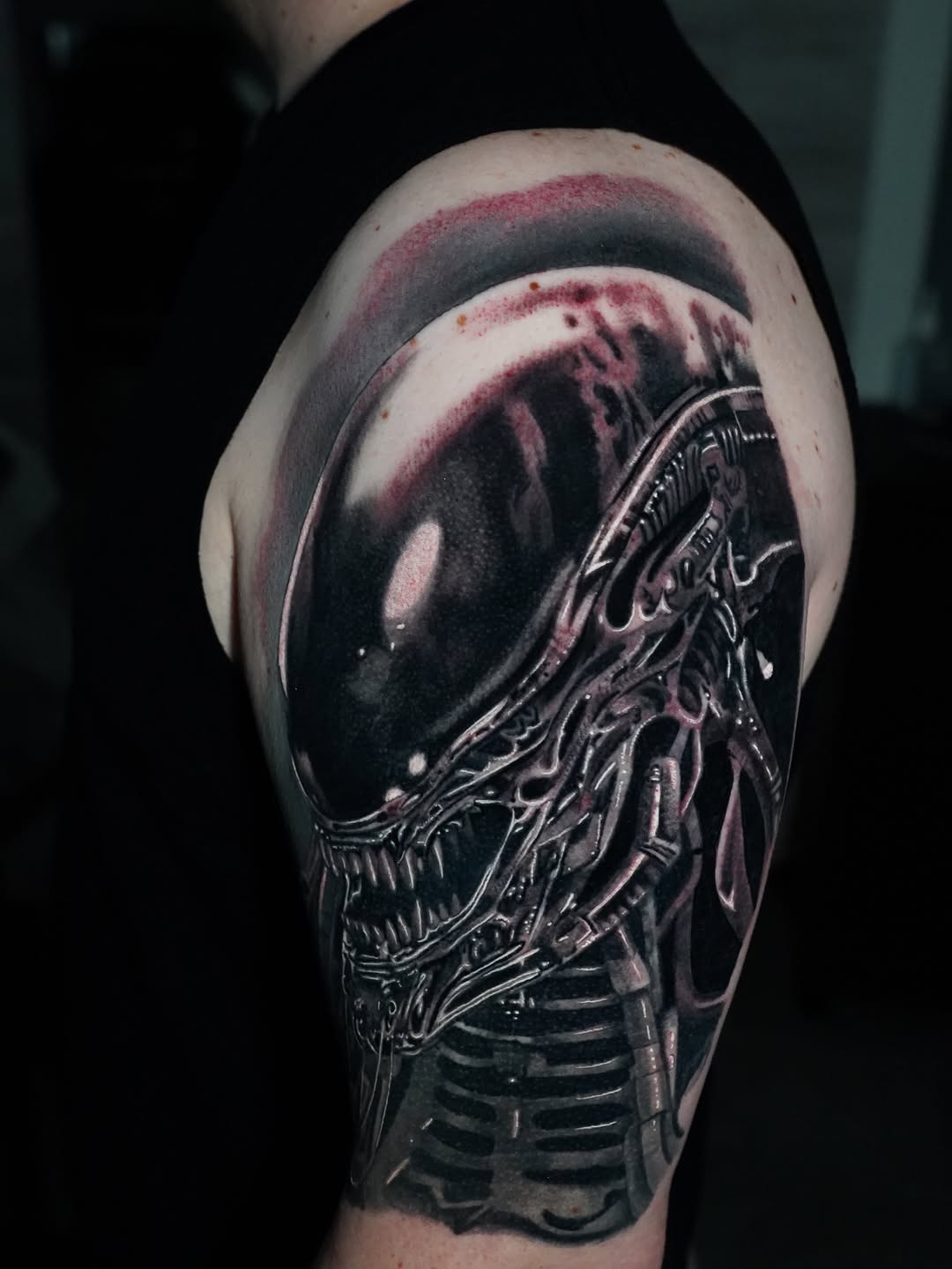 Tattoo by @joshphillipstattoos — realism, dark_realism