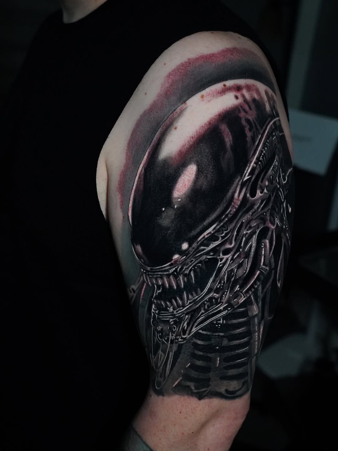 Tattoo by @joshphillipstattoos — realism, dark_realism