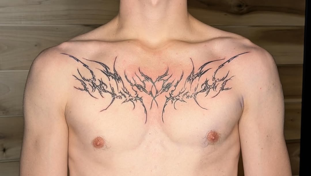 Tattoo by @rue_tattoos — blackwork