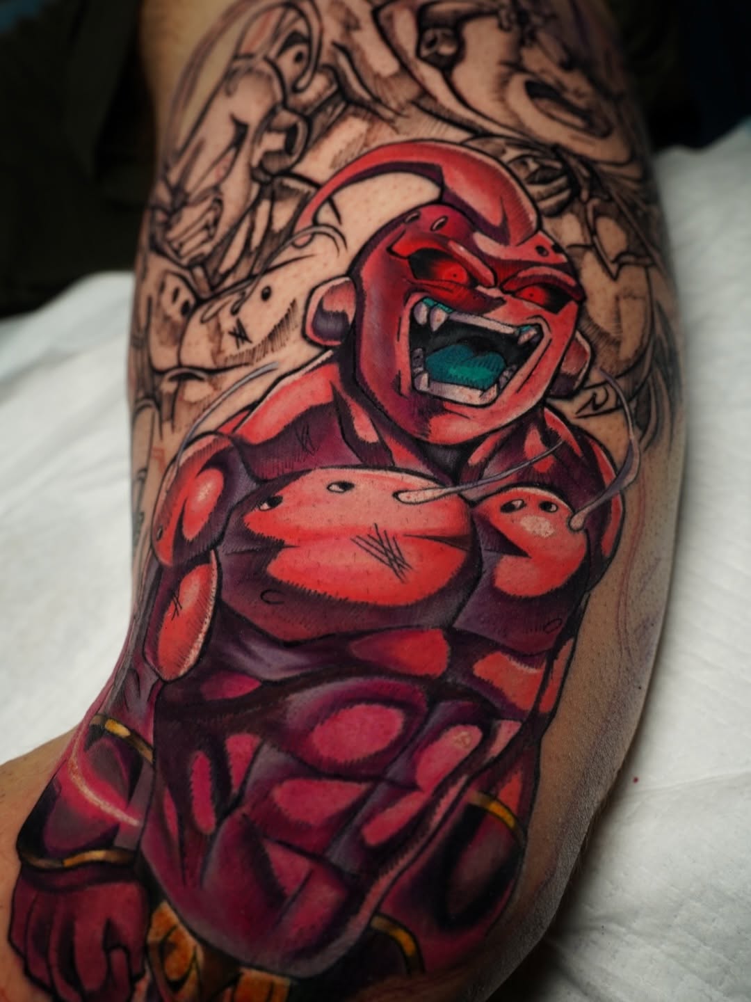 Tattoo by @nightcitytattoos — anime, new_school