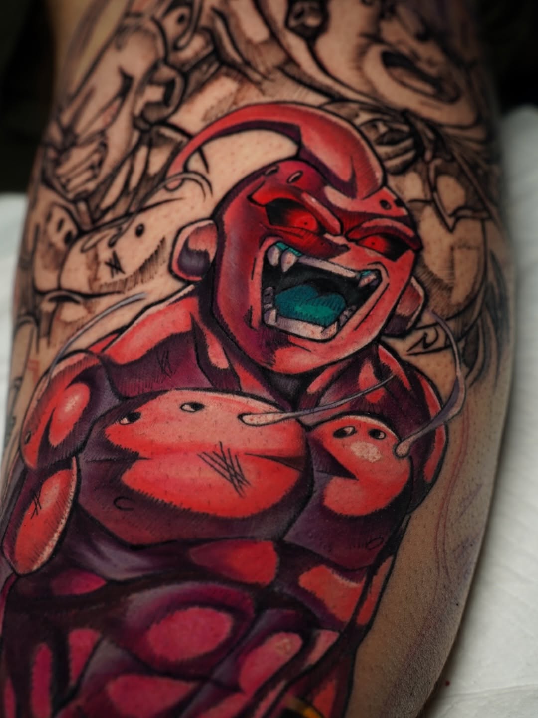 Tattoo by @nightcitytattoos — anime, realism