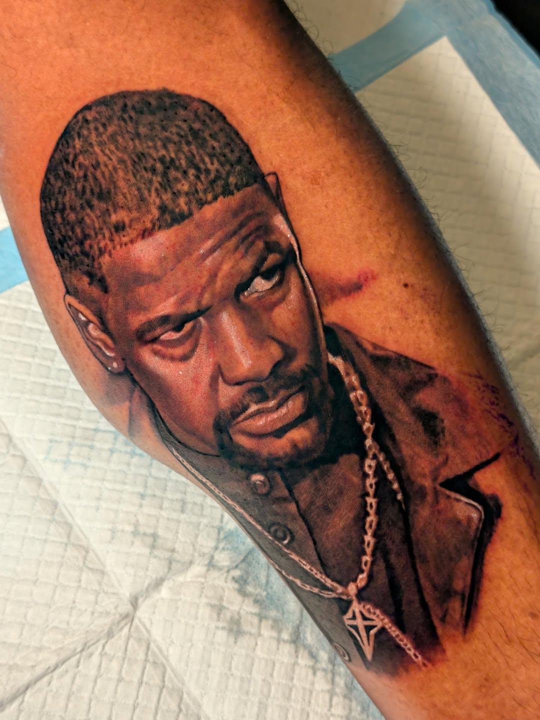 Tattoo by @claudink — realism, black_and_grey