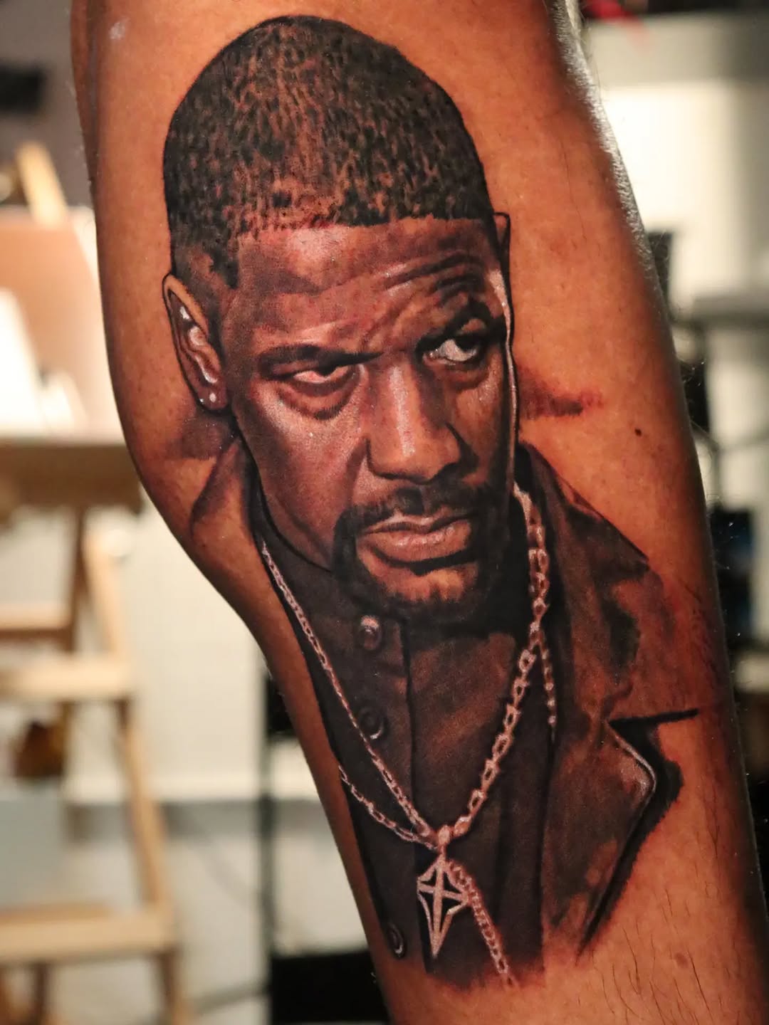 Tattoo by @claudink — realism, black_and_grey
