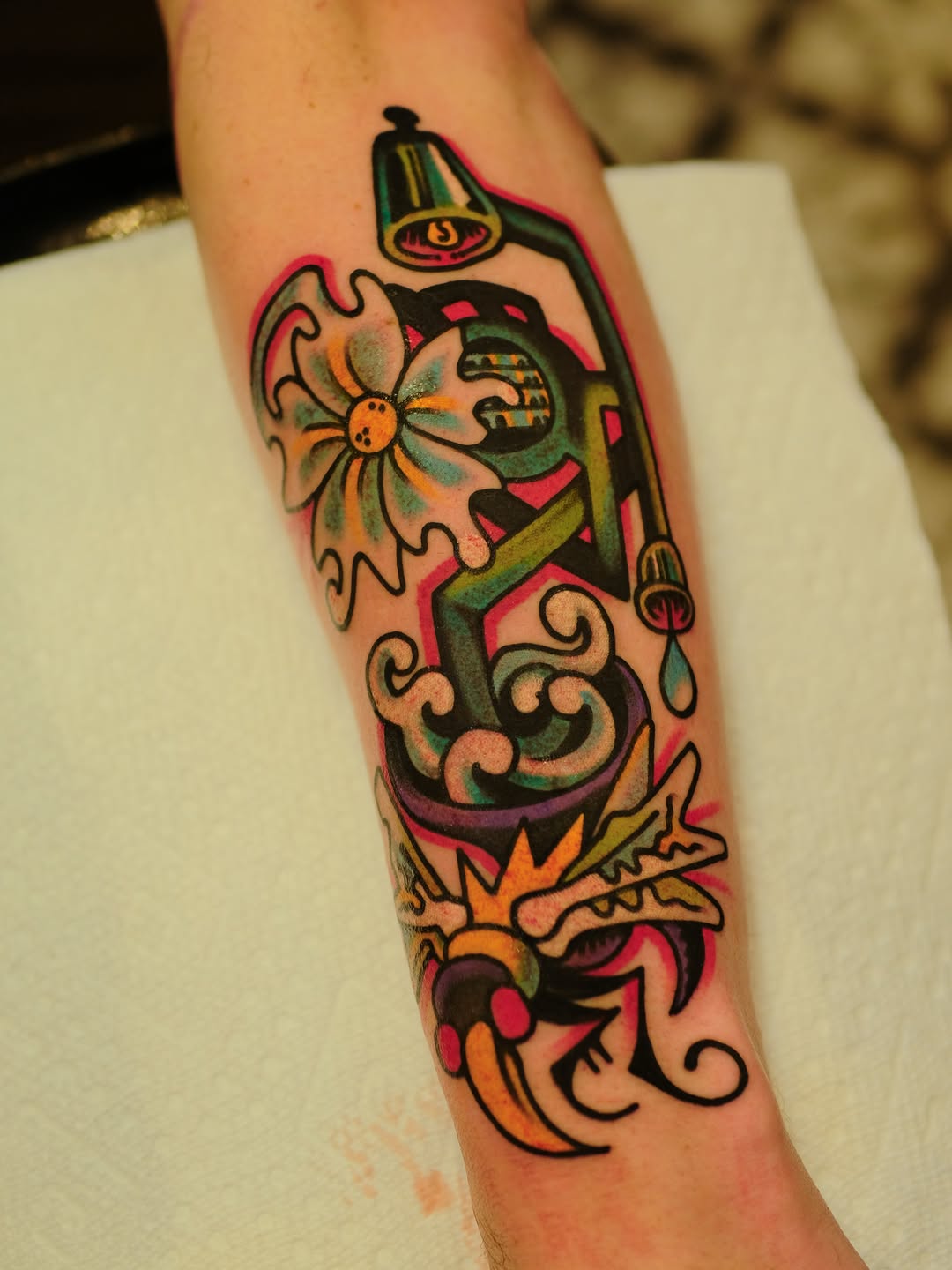 Tattoo by @closedhands — new_school, illustrative