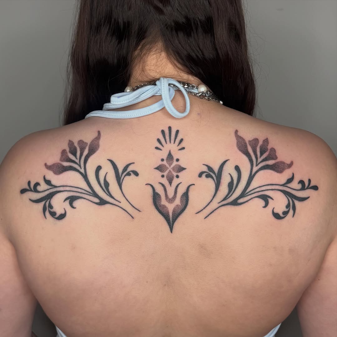 Tattoo by @microwave.00 — ornamental, dotwork