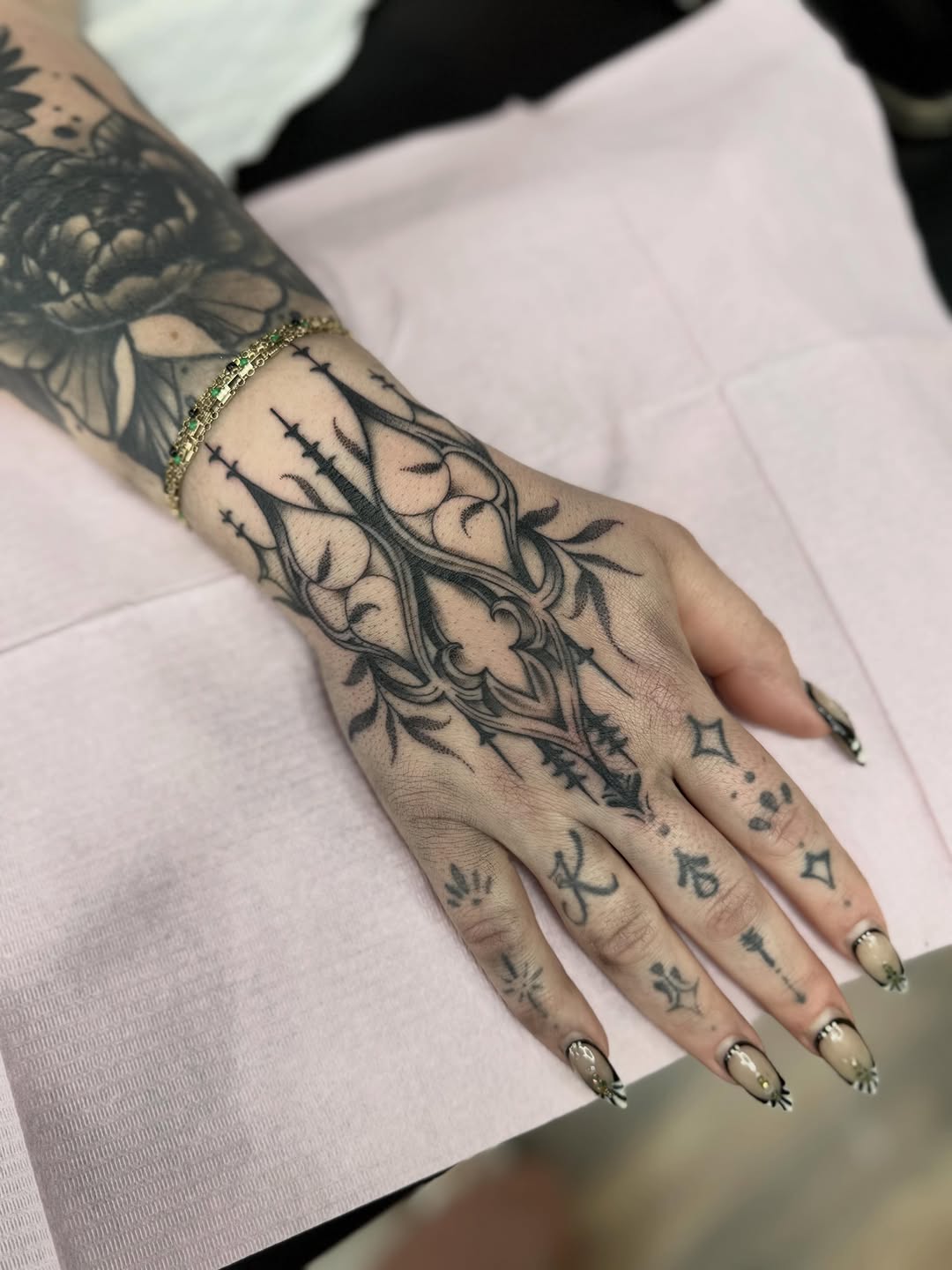 Tattoo by @waylenwaylen_ — blackwork, ornamental