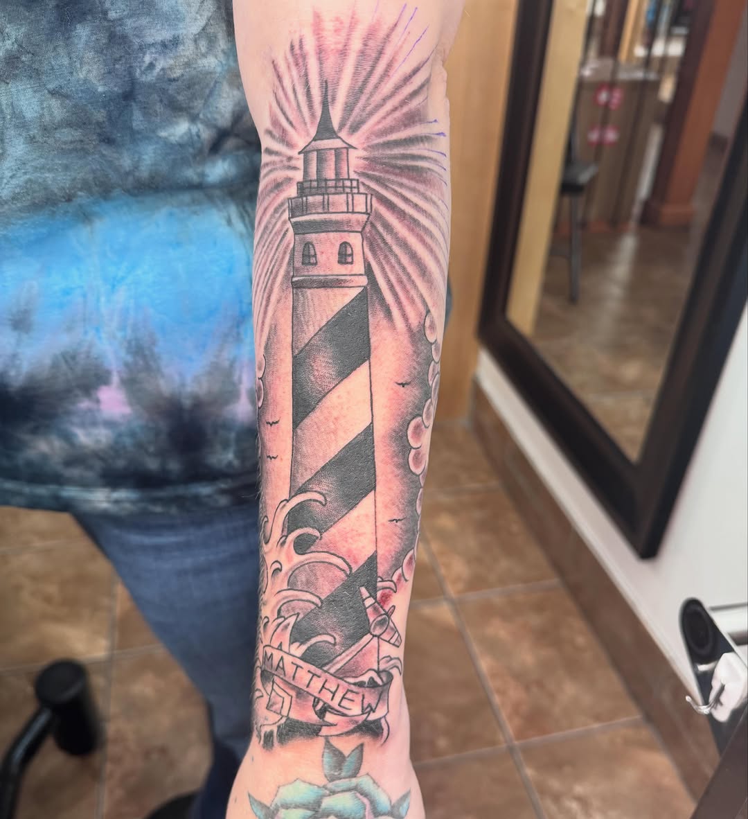 Tattoo by @markgalvan — american_traditional, black_and_grey