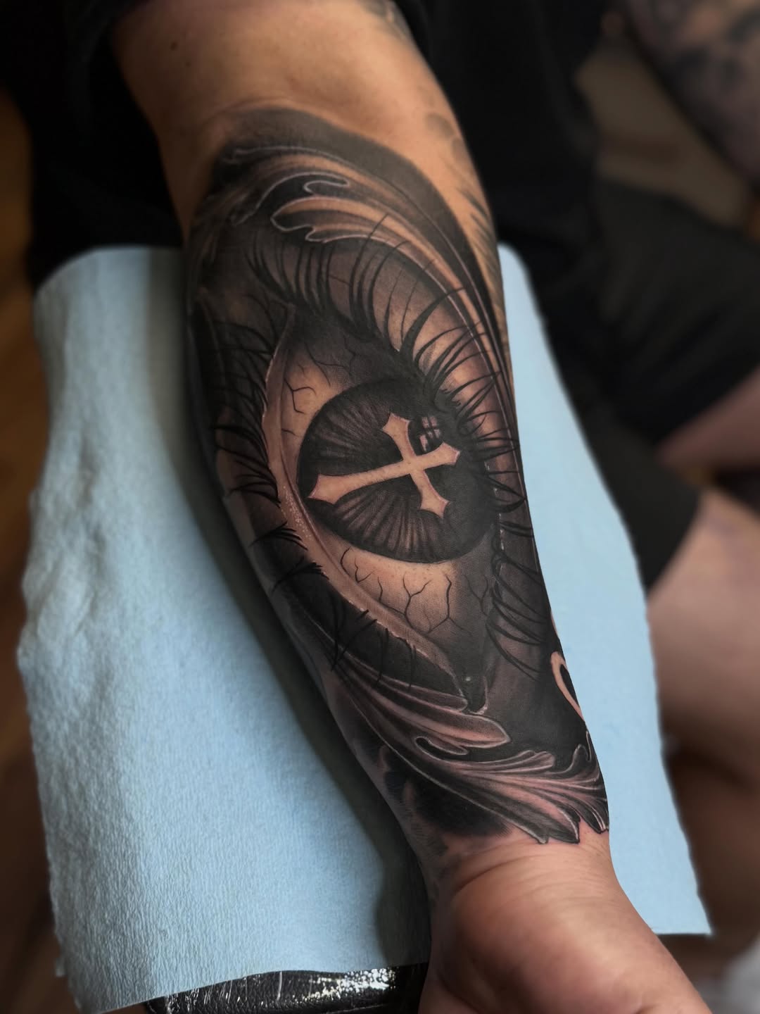 Tattoo by @yackolettersx6 — realism, black_and_grey