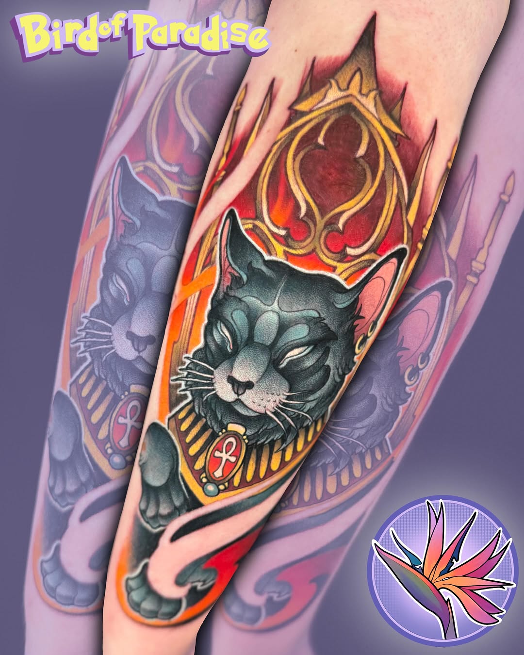 Tattoo by @birdofparadise_tat — illustrative, realism