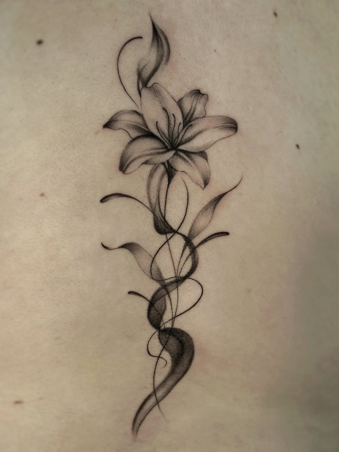 Tattoo by @giannatattoos — illustrative, black_and_grey