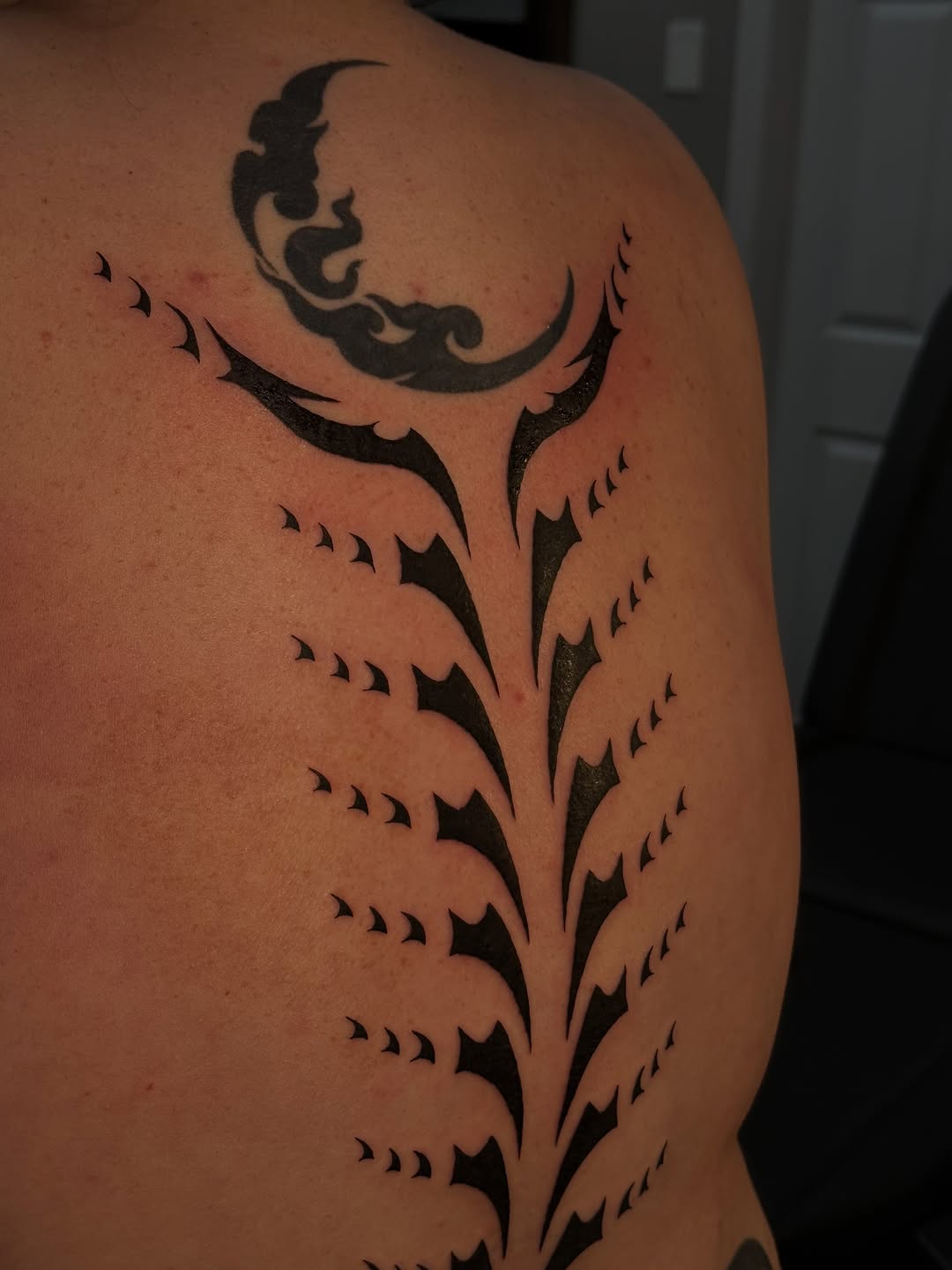 Tattoo by @inkedbyjulia โ tribal, blackwork