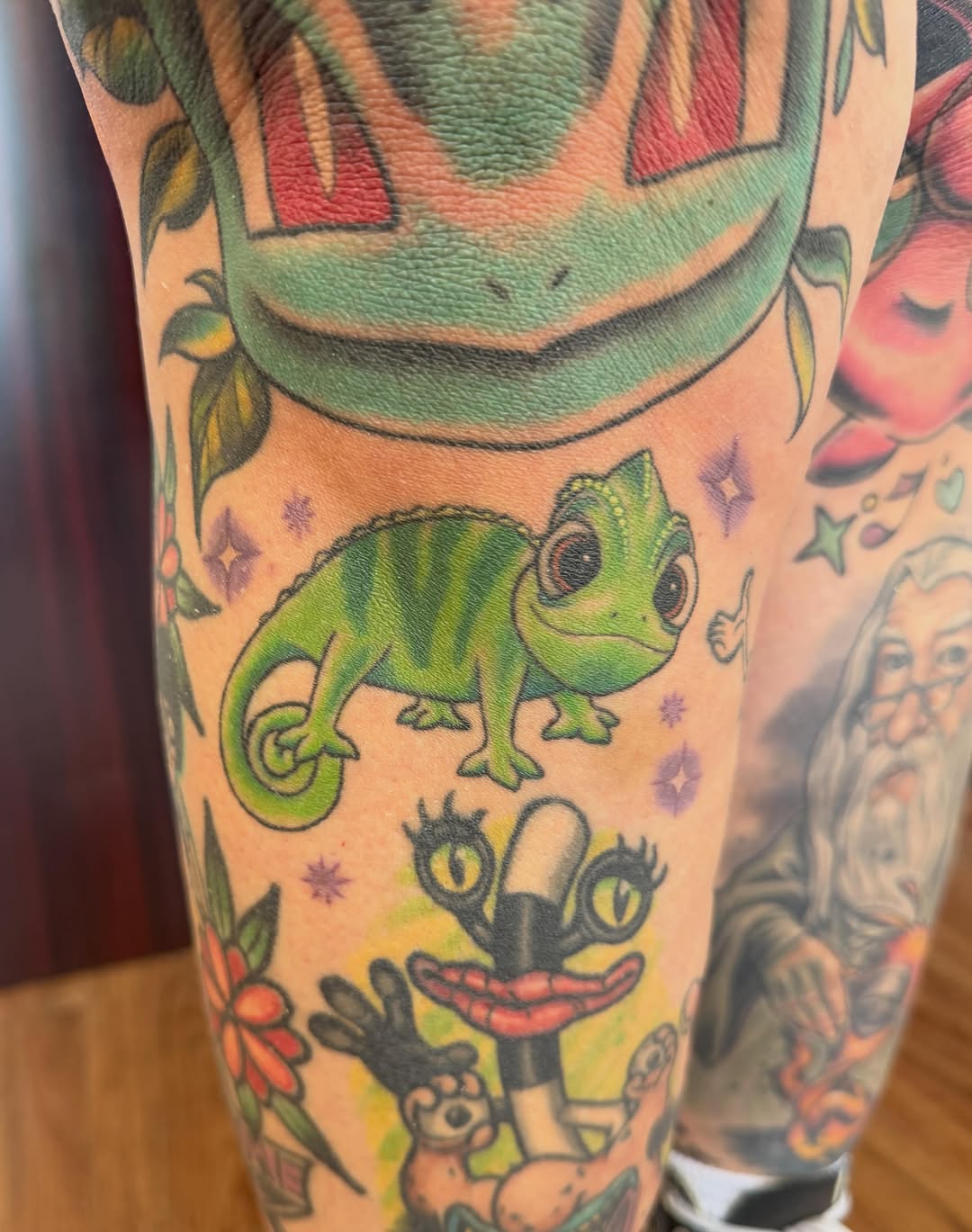 Tattoo by @kennacat_tattoos — illustrative, new_school