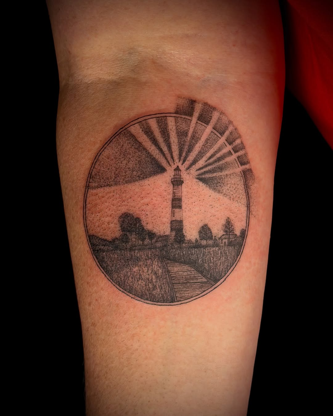 Tattoo by @olliebrenner — dotwork