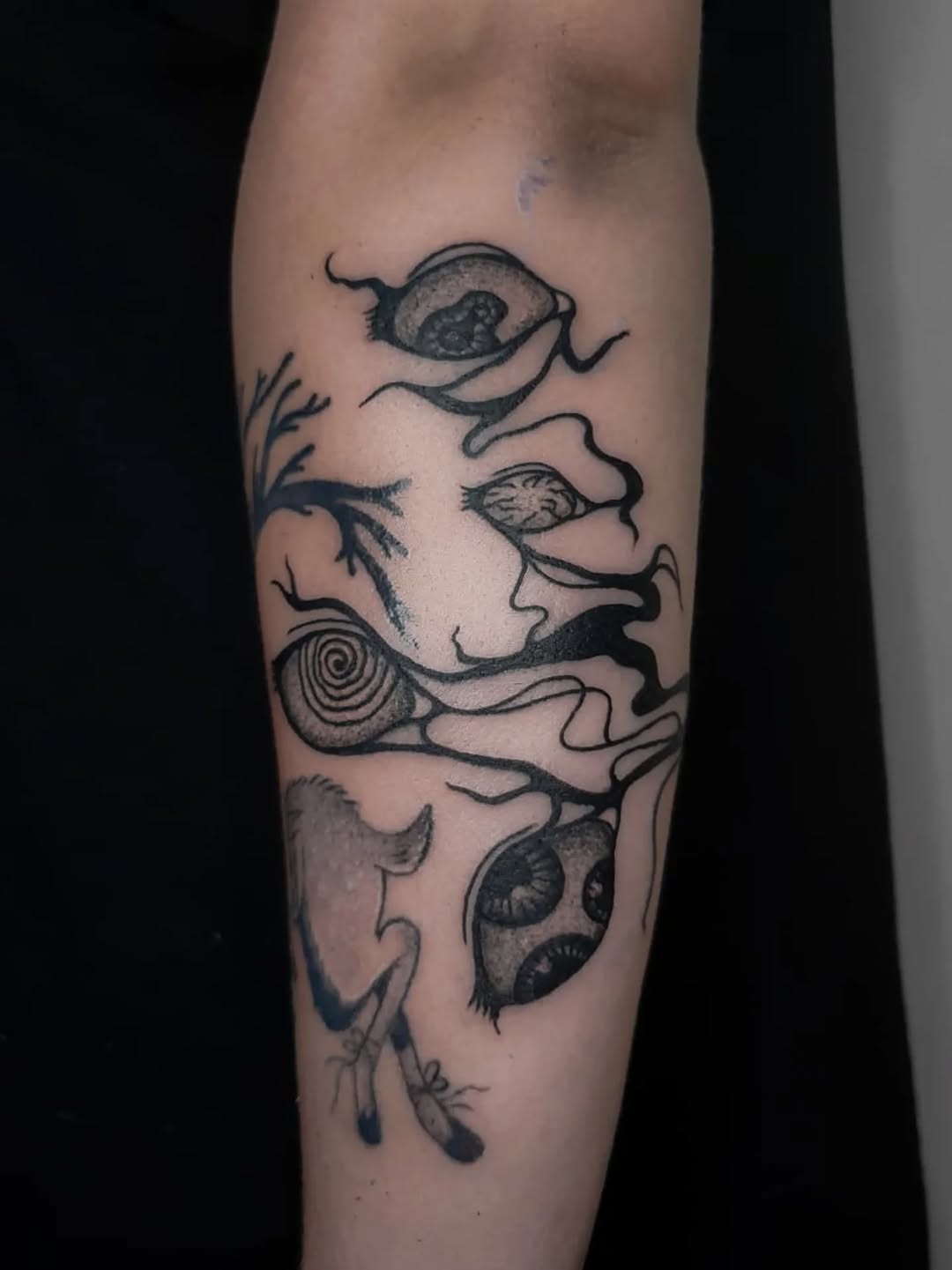 Tattoo by @pdro.yo — illustrative, black_and_grey