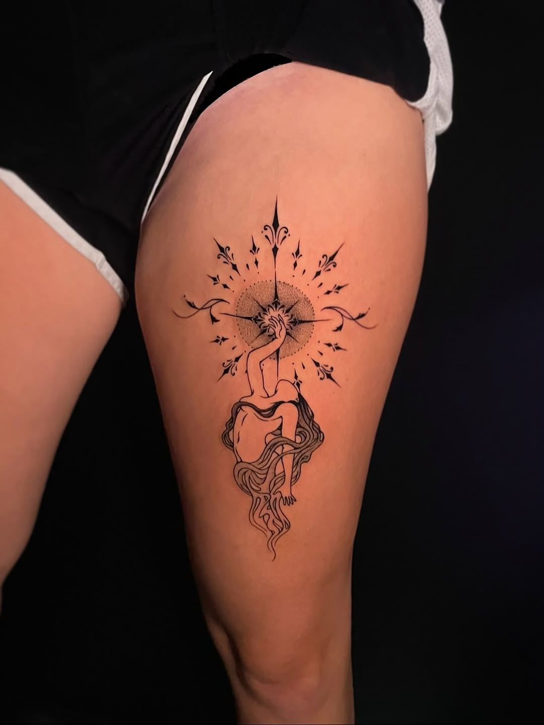 Tattoo by @graceless_ink โ fine_line, ornamental